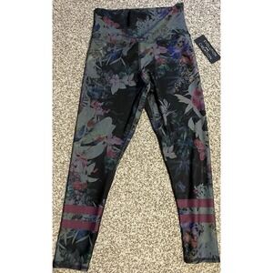 Women's Evolution And Creation Floral Leggings, Size Small